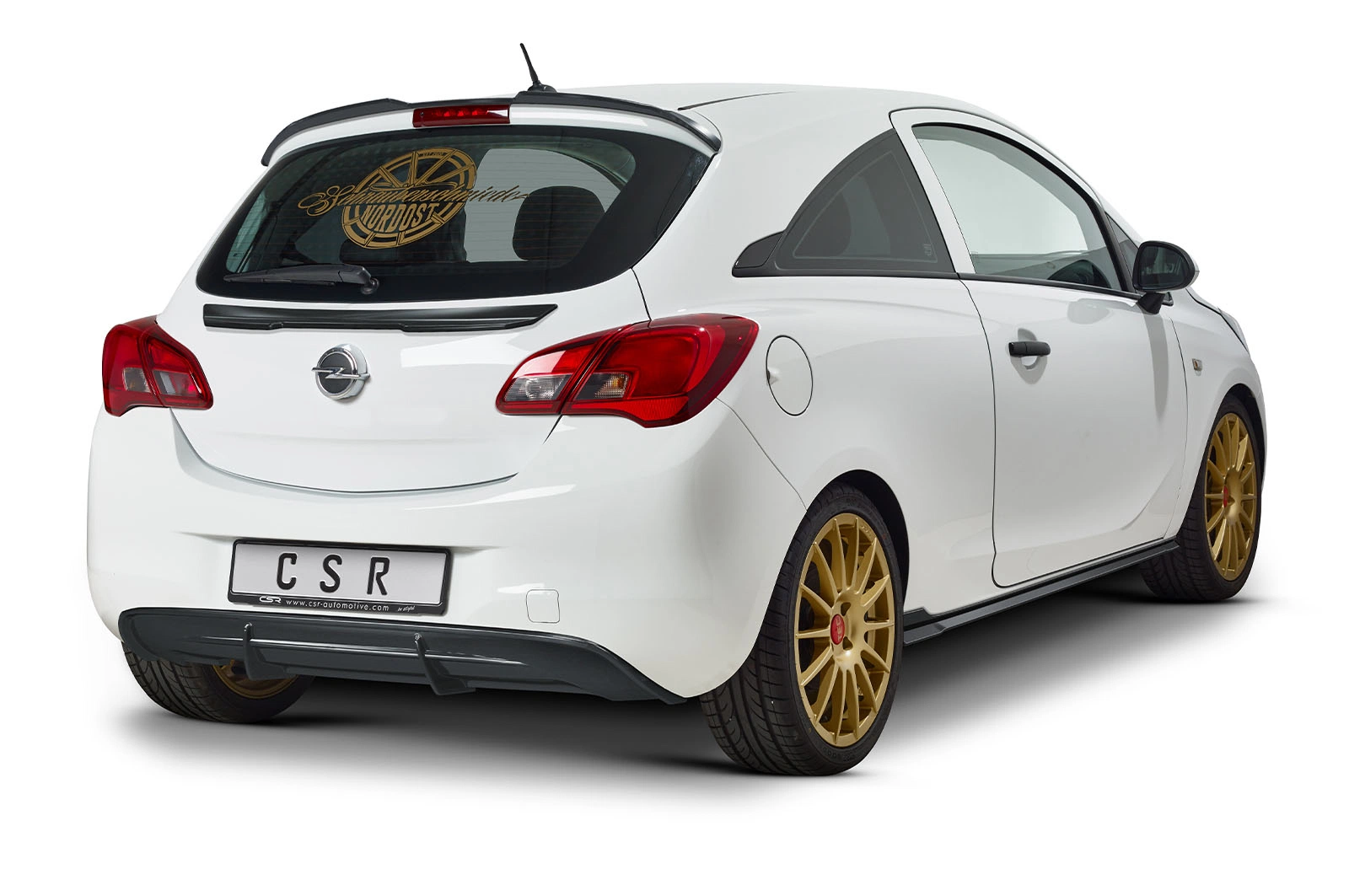 Achterspoiler Opel Corsa E Glans Zwart – CSR Automotive