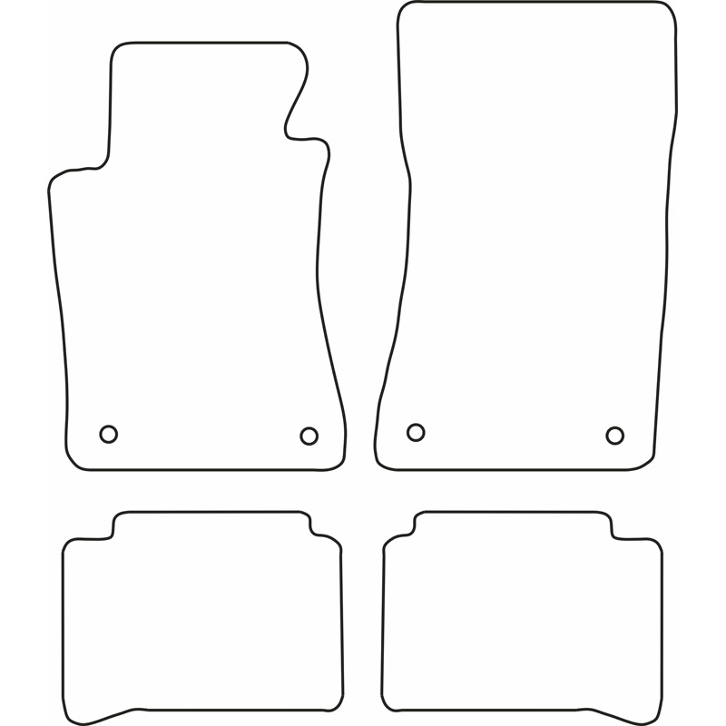 Automatten Velours  Mercedes E Klasse W211 2002-2006
