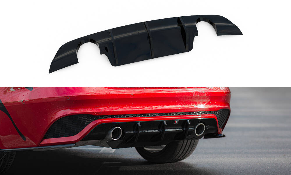 Diffuser Jaguar XE R-Dynamic X760 FL Maxton Glans Zwart