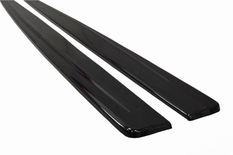 Zijskirts V.2 Audi RS7 C7 FL Maxton Glans Zwart