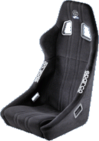 Kuipstoel Sparco "Speed" Stof zwart