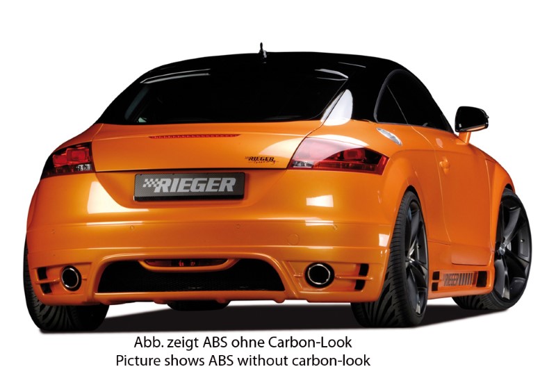 Achteraanzet Carbon-look Audi TT 09.06- Rieger