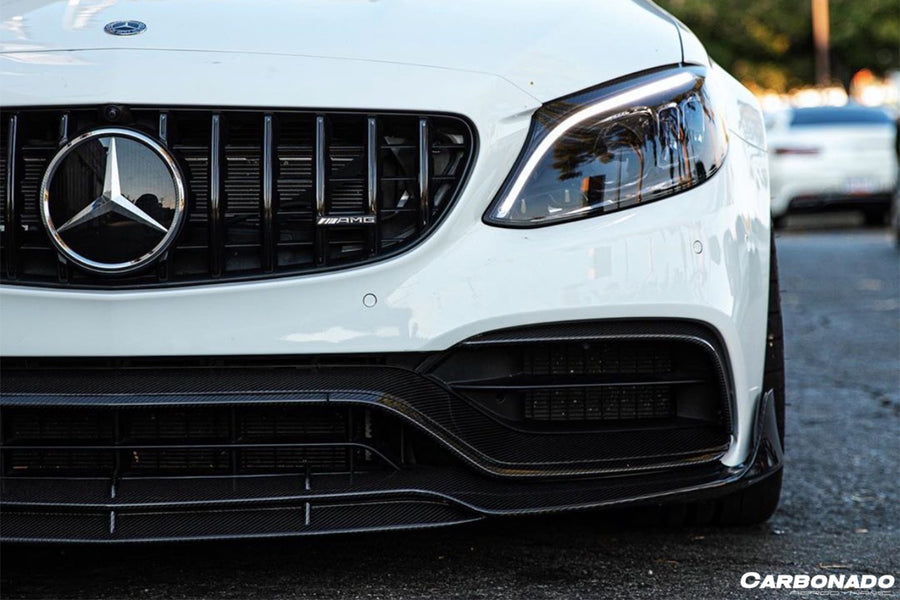 Mercedes Benz W205 C63/S AMG Sedan BR Style Voorspoiler 2015-2021