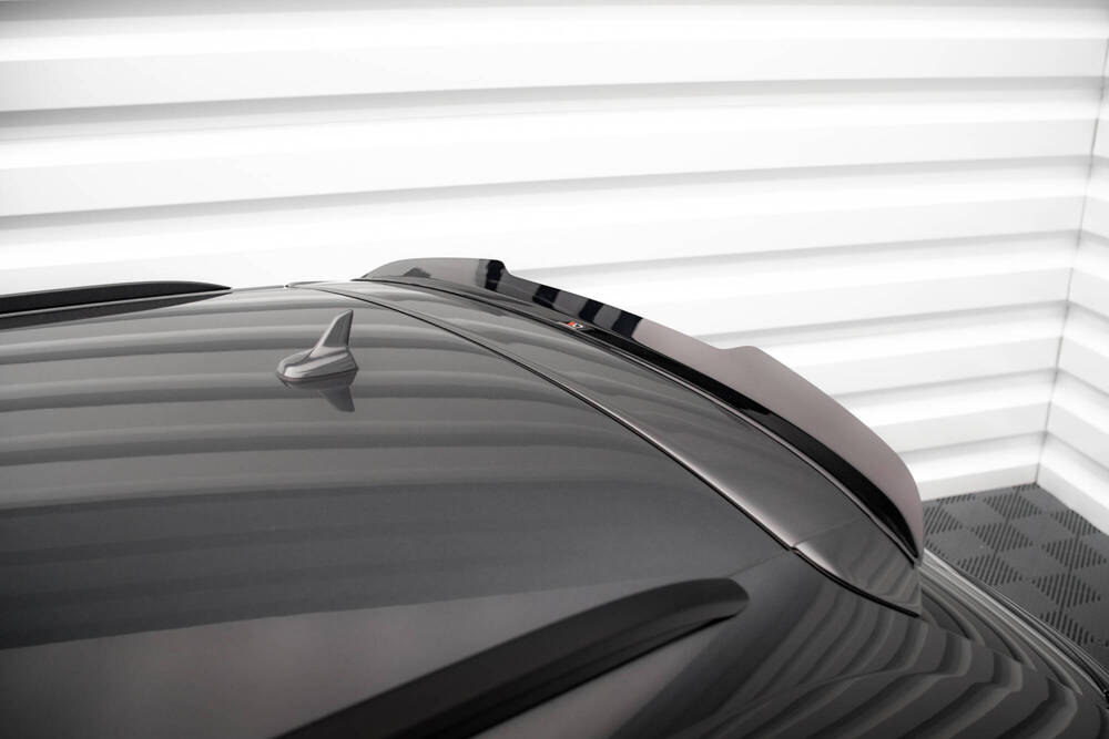 Spoiler Audi A4 S-Line / S4 Avant B8 FL Maxton Glans Zwart