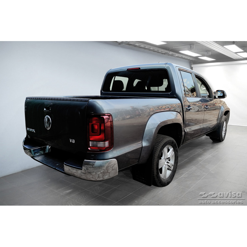 Aluminium Pickup Achterklep beschermlijst  Volkswagen Amarok 2010- Zwart