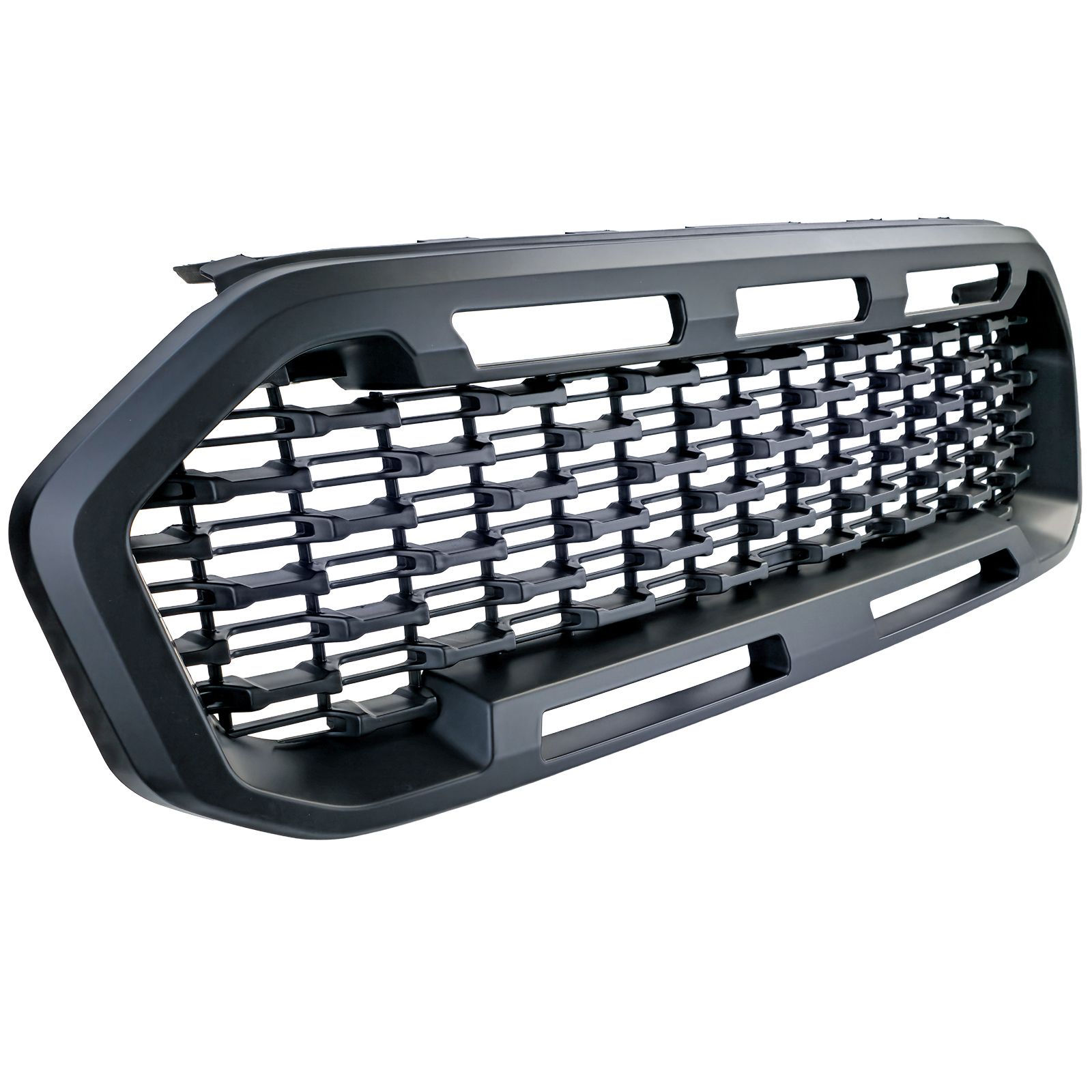 Grill Ford Ranger T8 (2019–2022) – Zwart Mat – Zonder Embleem