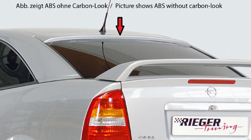 Dakraamspoiler Carbon Opel Astra G Coup? Rieger