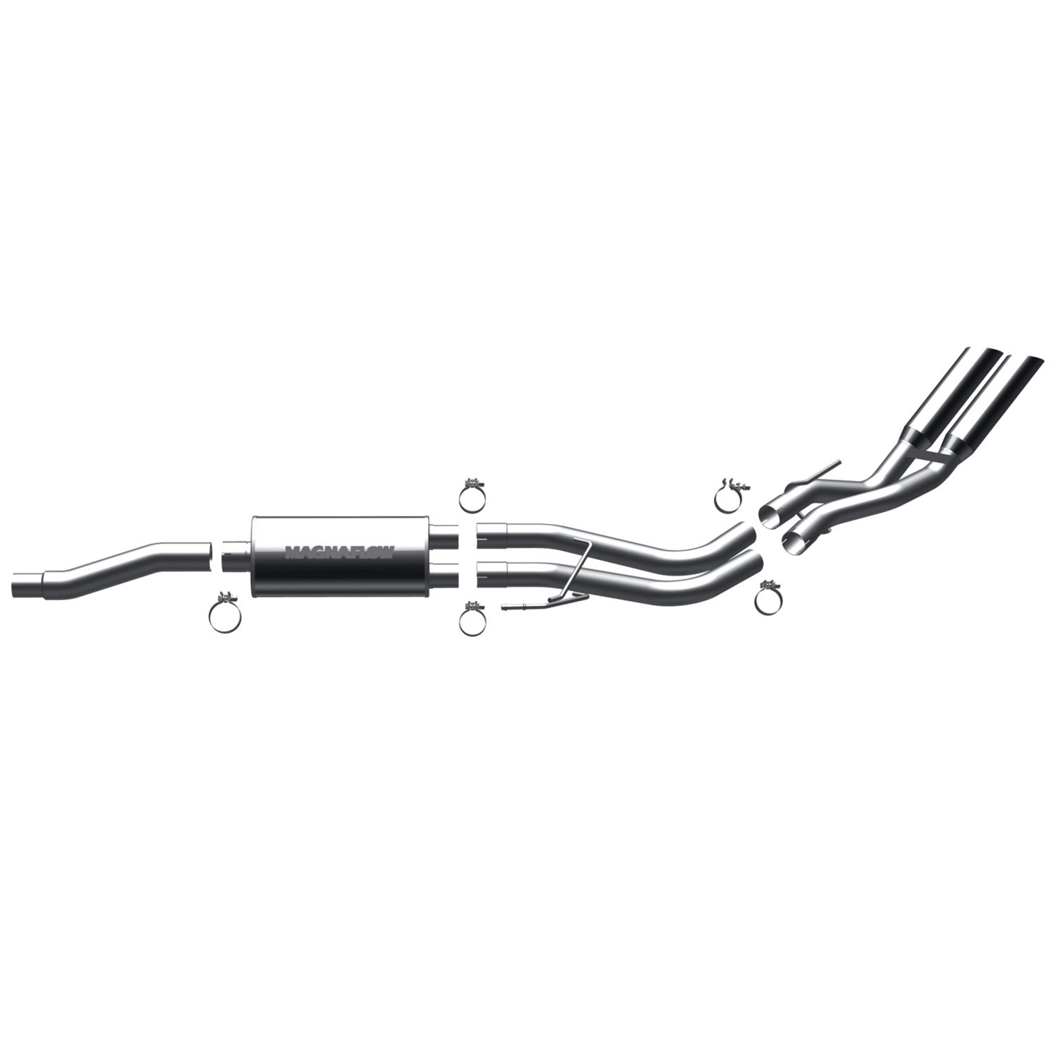 Ford Cat-Back 10-11 Ford F150 Raptor 5.4L Magnaflow Cat-Back