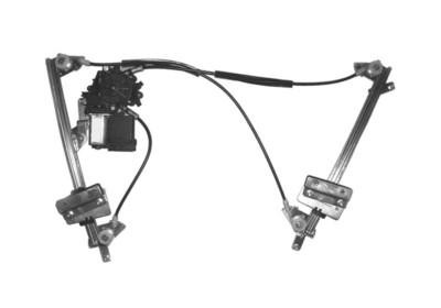 raammechanisme, 4/5 drs, incl motor, achter, rechts Seat Alhambr