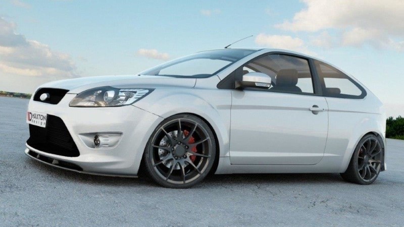 Voorspoiler Ford Focus ST Mk2 Glanzend Zwart
