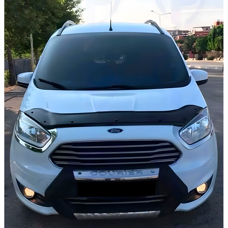 Motorkapbeschermer (steenslagcover)  Ford Transit Connect 2013-2018 - Glanzend zwart