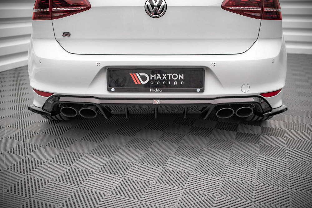 Zijdiffuser V.4 Golf 7 R Maxton Glans Zwart