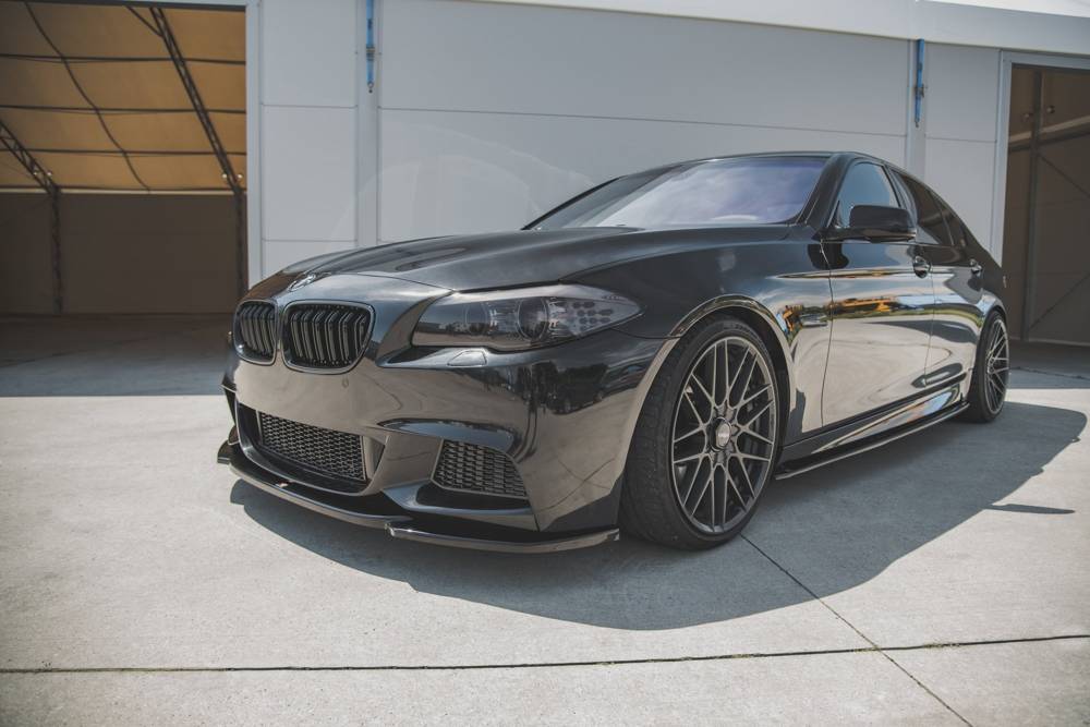 Voorspoiler BMW 5 F10/F11 MPACK V.4 Glanzend Zwart