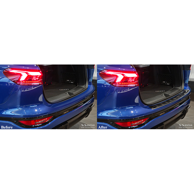 Avisa Zwart RVS Achterbumperprotector  Audi Q6 e-tron (GFB) 2024- 'Shadow Premium'