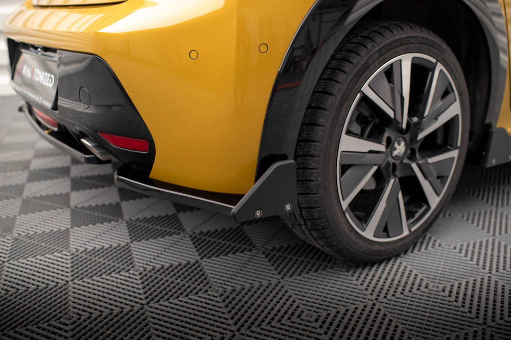 Diffuser met Canards Peugeot 208 GT Maxton Glans Zwart