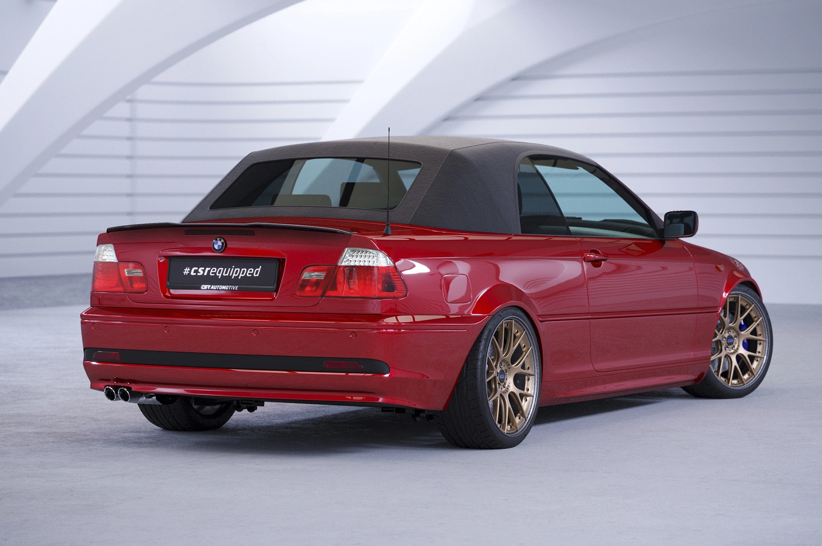 Achterspoiler BMW 3er E46 Coupé / Cabrio 1998–2007 – CSR Automotive – Glans Zwart