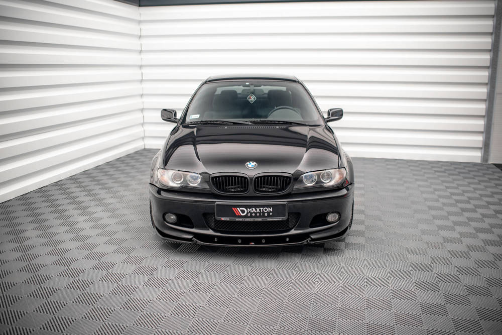Voorspoiler V.2 BMW 3 E46 MPACK COUPE Glanzend Zwart