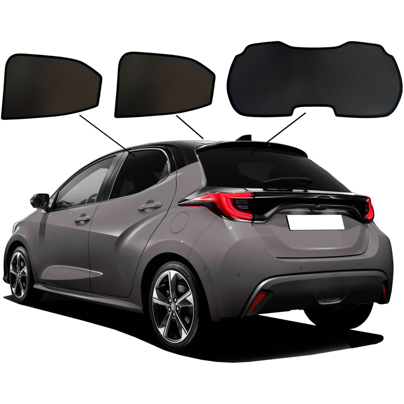 SunClip Zicht- & Zonwering  Toyota Yaris (P21) 2020- & Mazda 2 (KB) 2022-