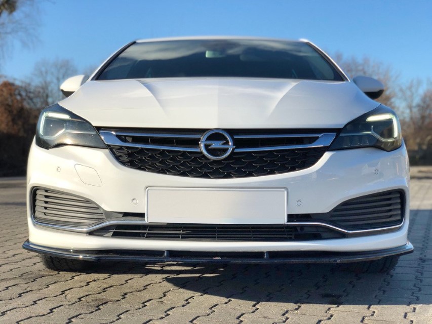 Voorspoiler Opel Astra K Maxton Design glans zwart V.1