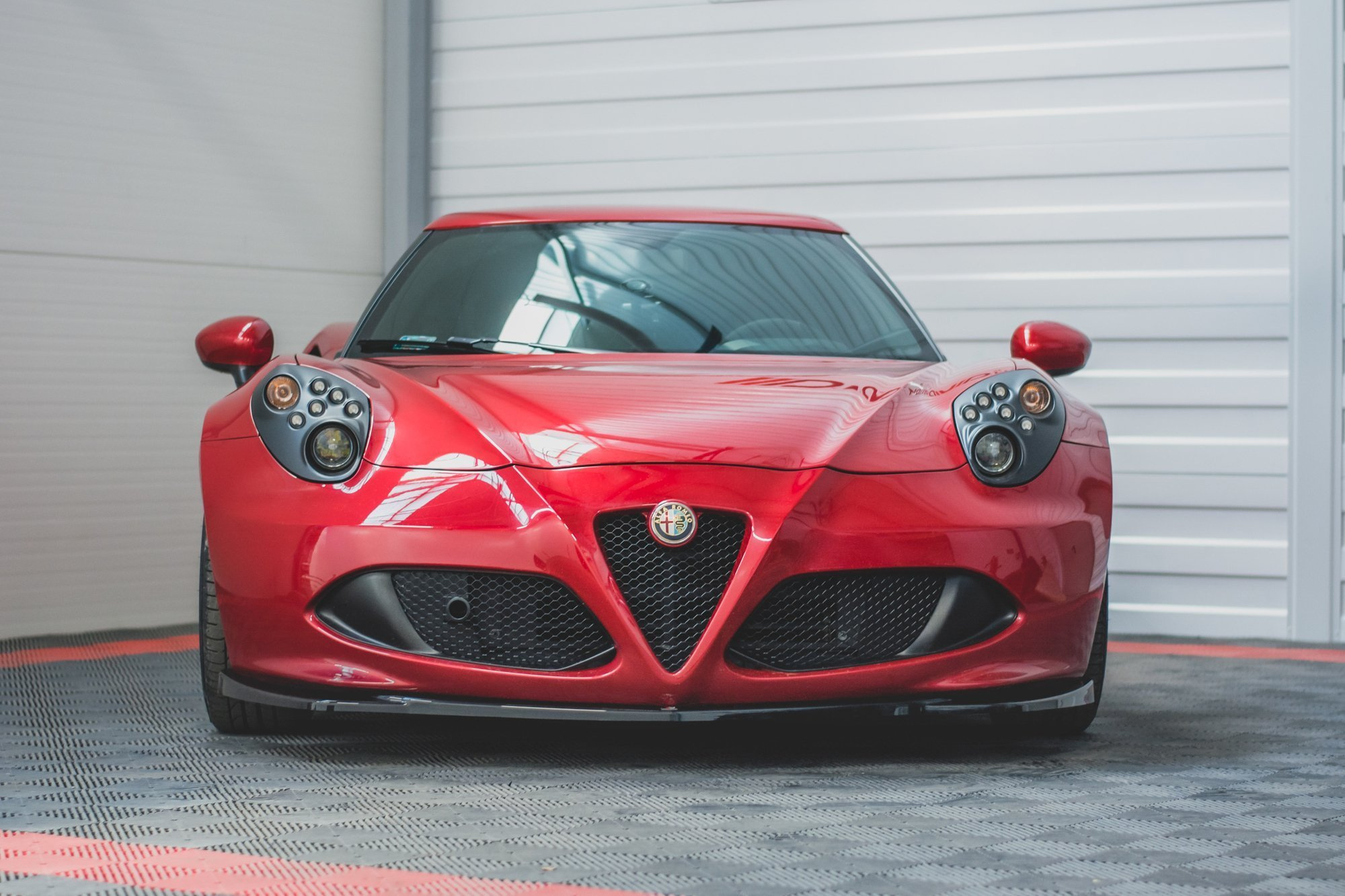 Voorspoiler Alfa Romeo 4C Maxton Glans Zwart