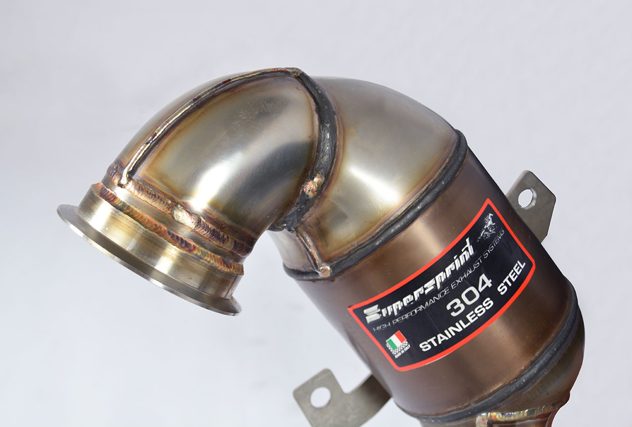 AUDI A3 8V Cabrio 1.8 TFSI (180 Hp) 2012 -> 2015 Turbo downpipe kit + Metallic catalytic converter W