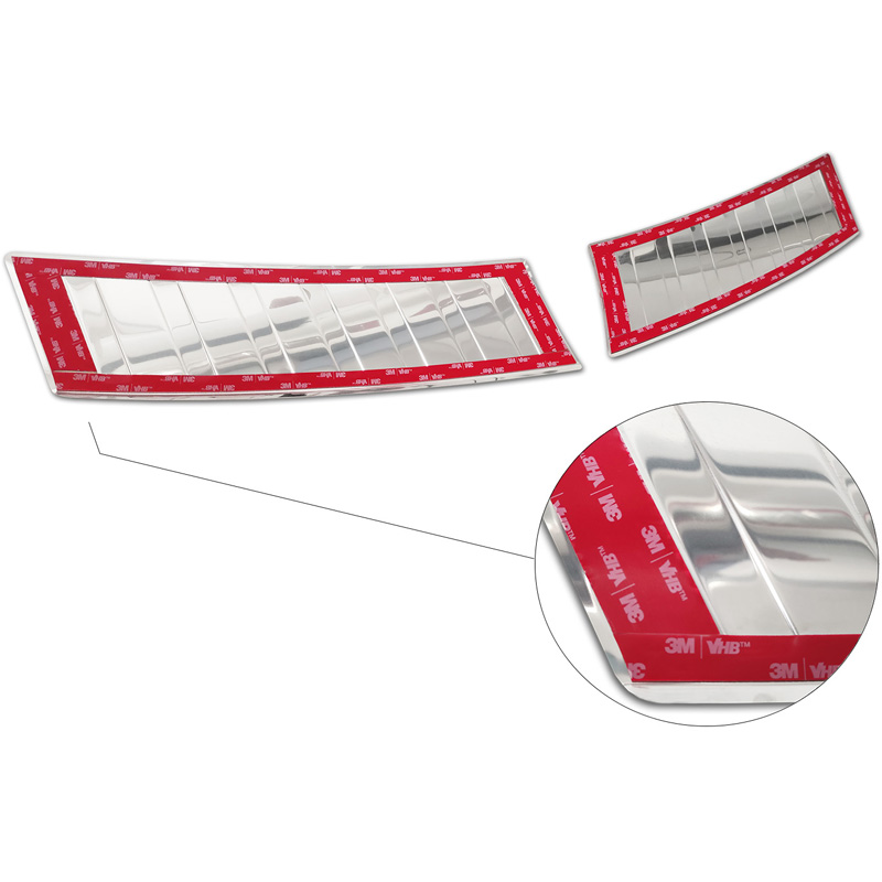 RVS Achterbumperprotector  Opel Mokka 2020- 'Ribs' (2-delig)