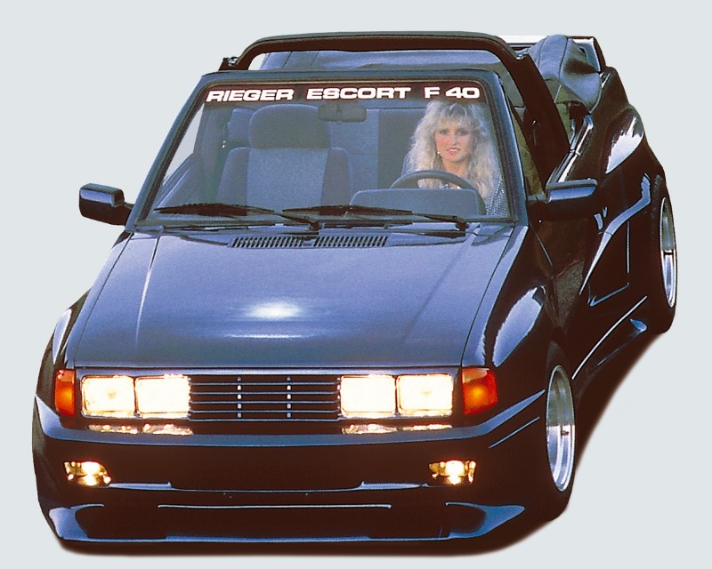 Zijpanelen Ford Escort Cabrio Breedversie ll Rieger