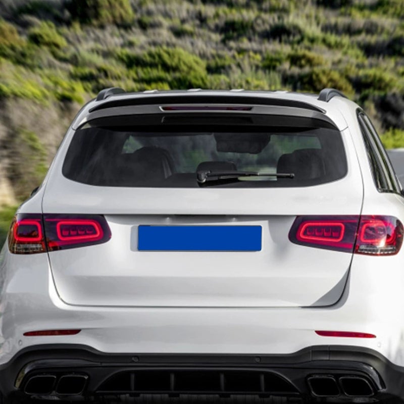 Dakspoiler (Spoiler Cap)  Mercedes GLC X253 2015-2022 (ABS Glanzend zwart)