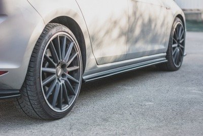 Zijskirts VW Golf 7 GTI Glans Zwart