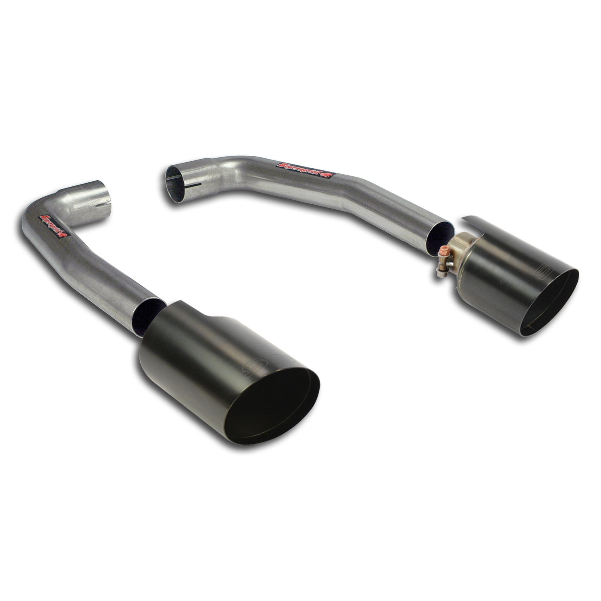 ALFA ROMEO GIULIETTA 1.4 Turbo GPL (120 Hp) 2012 Endpipe kit "Race" Black Right O100 - Left O100