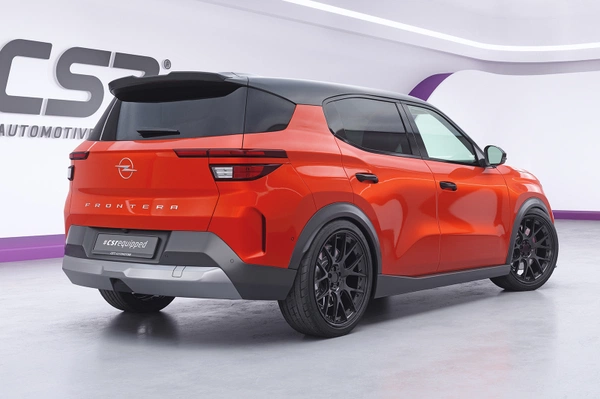Spoilercap Opel Frontera met ABE Glans Zwart