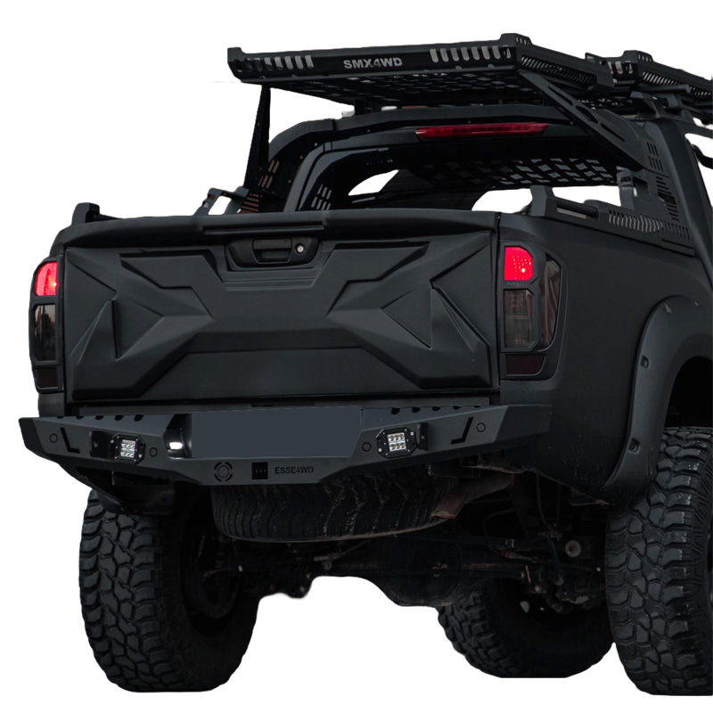 Achterklepcover  Nissan Navara NP300 (D23) 2014-2021 - Matzwart