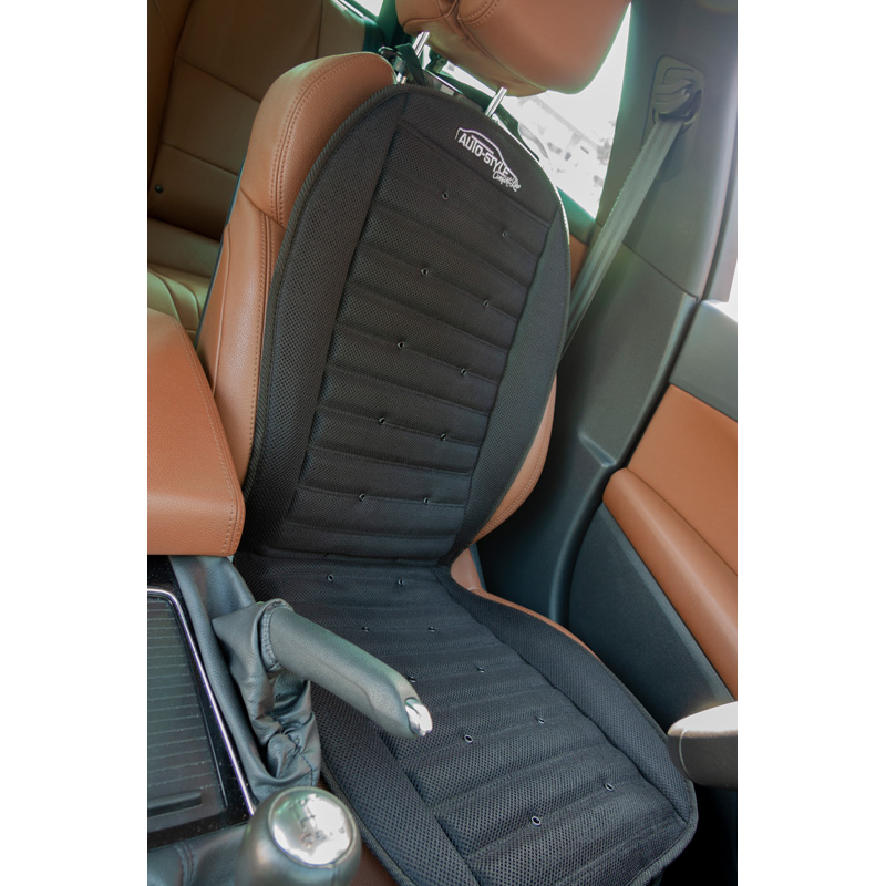 Comfortline Verkoelend & Verwarmend Stoelkussen - Zwart - 12/24V - 103x50cm