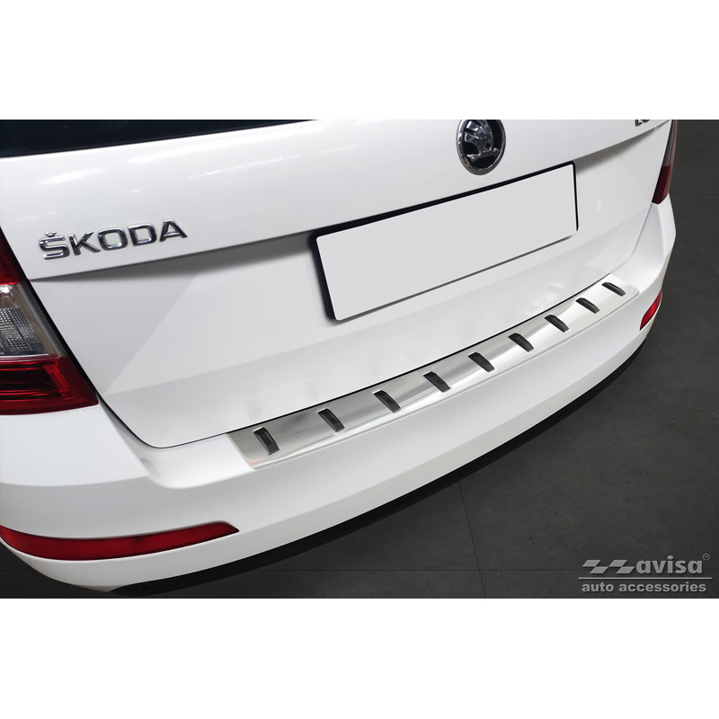 RVS Achterbumperprotector  Skoda Octavia III Combi 2013-2017 'STRONG EDITION'