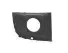 voorbumper grille, met mistlampgat, links Fiat 500, 2007 -