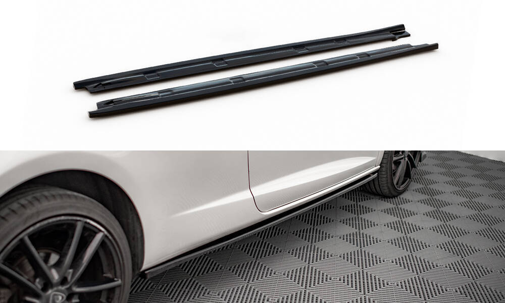Zijskirts Seat Ibiza FR SC FL Maxton Glans Zwart