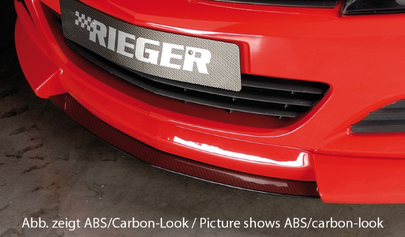 Spoilerzwaard voor Voorspoilerlip Opel Astra H GTC Rieger