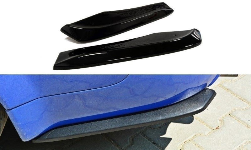 Achterzij Spoilers Audi RS6 C5 Avant Glanzend Zwart