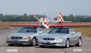 Ombouw kit MB SL129 naar SL230