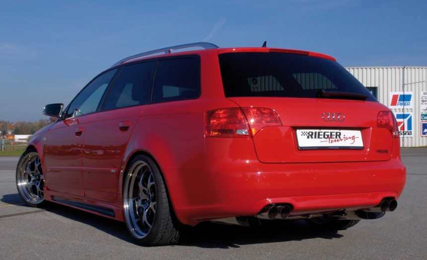 Achter inzet stuk Audi A4 8E B7 11.04- Rieger