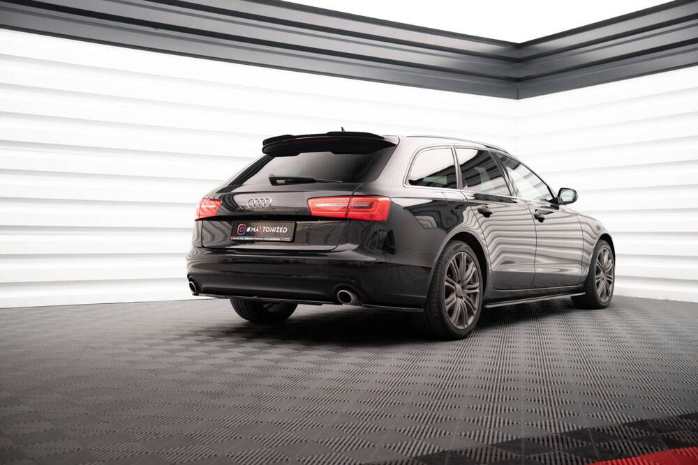 Zijdiffuser Audi A6 Avant C7 Maxton Glans Zwart