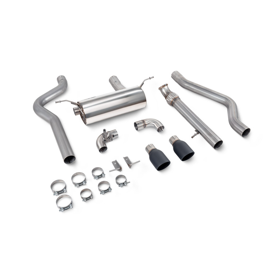 BMW 2 Series F22 M235i 3.0L Non-resonated cat-back system without valve Scorpion