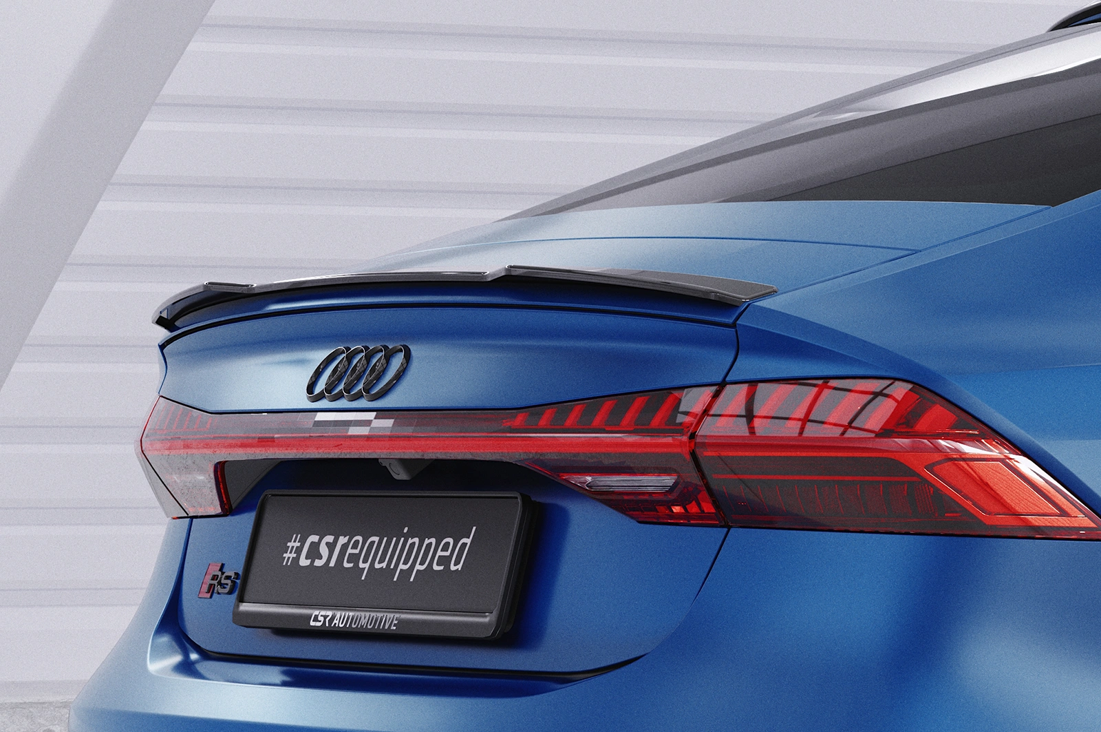 Achterspoiler Audi A7/S7/RS7 (C8) Sportback Glans Zwart van CSR Automotive (2018-)