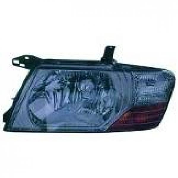 Koplamp links PAJERO 00-07 DEPO H4/Chroom