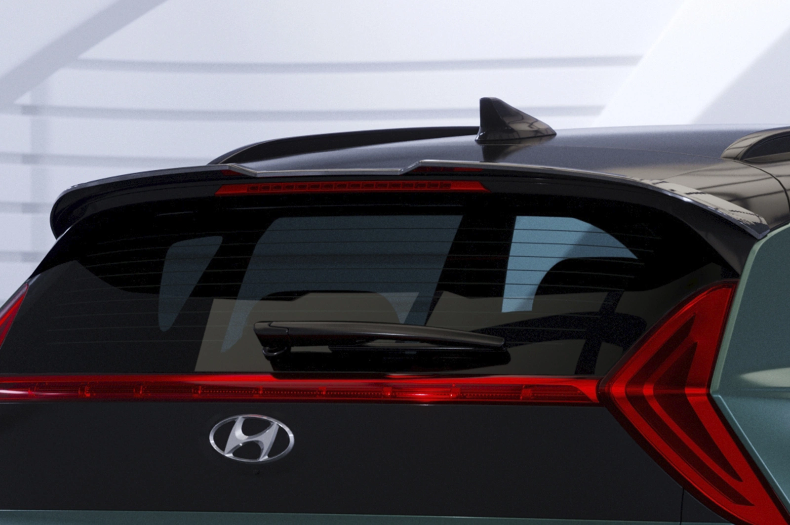 Achterspoiler Hyundai Bayon Glans Zwart – CSR Design (2021-)