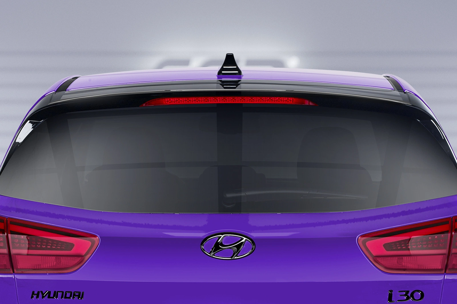 Achterspoiler Hyundai i30 PD glans zwart 2017– van CSR Automotive