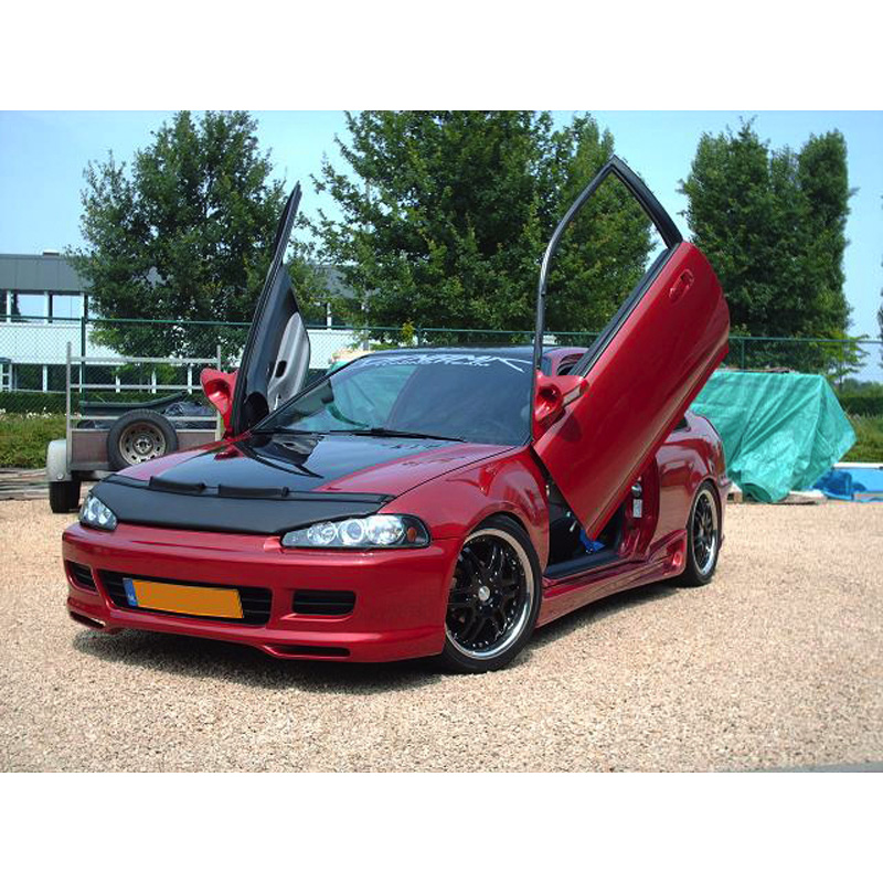 Motorkapsteenslaghoes  Honda Civic 3/5 deurs/coupe 1992-1995 zwart