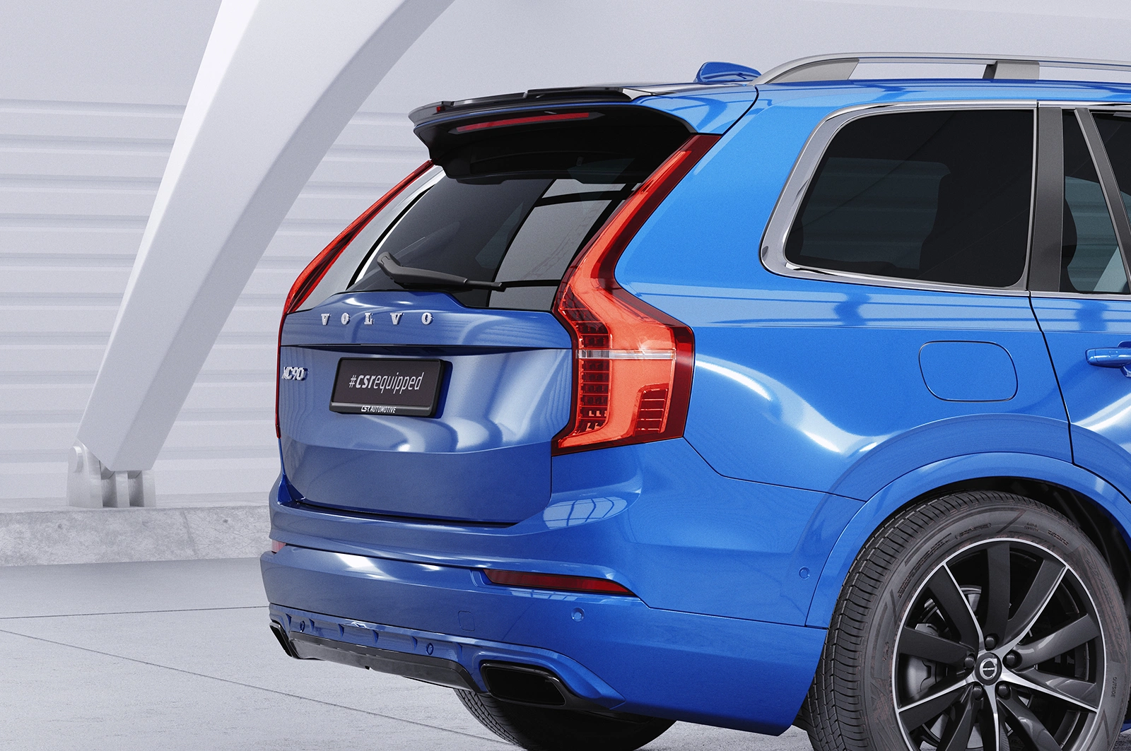 Achterspoiler Volvo XC90 (2. Gen) glans zwart 2015–