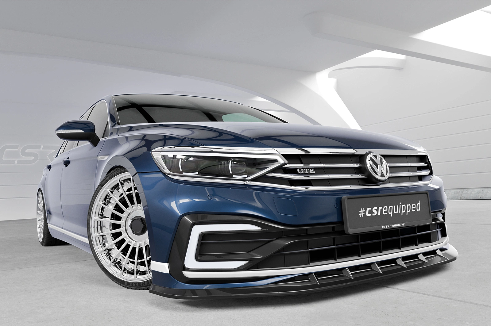 Voorspoiler VW Passat B8 Typ 3G GTE R-Line facelift 7/2019-2024