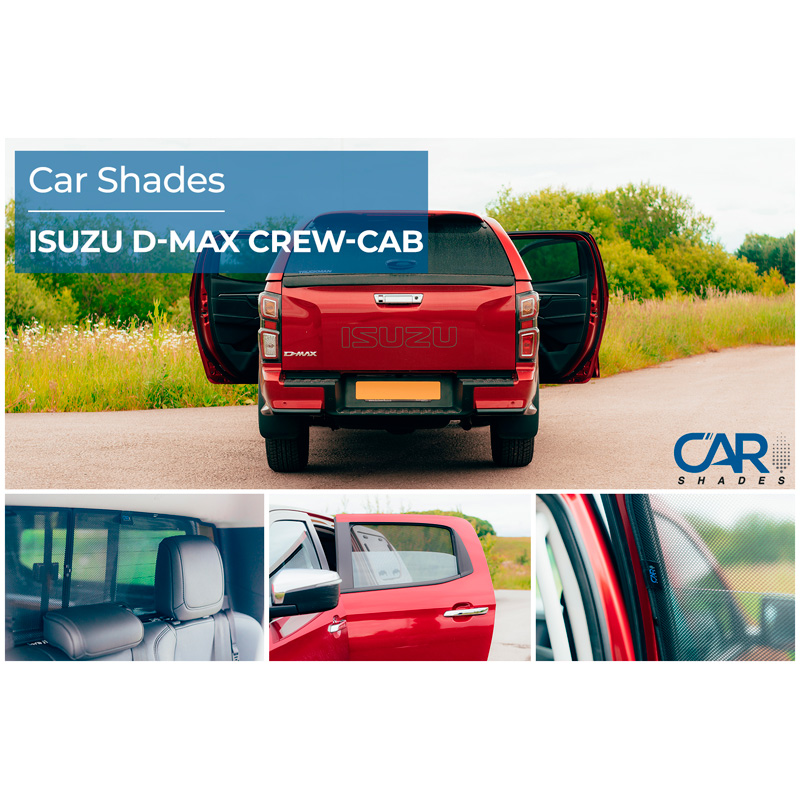 Set Car Shades  Isuzu D-Max 4 deurs 2019- (4-delig)